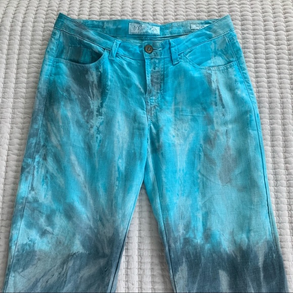 Guess Y2K Flare Tie Dye Linen pants - Picture 4 of 6